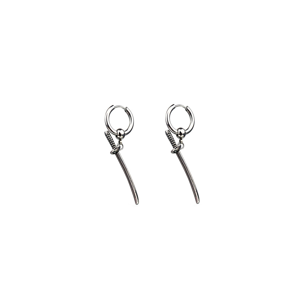 Katana Stainless Steel Earrings