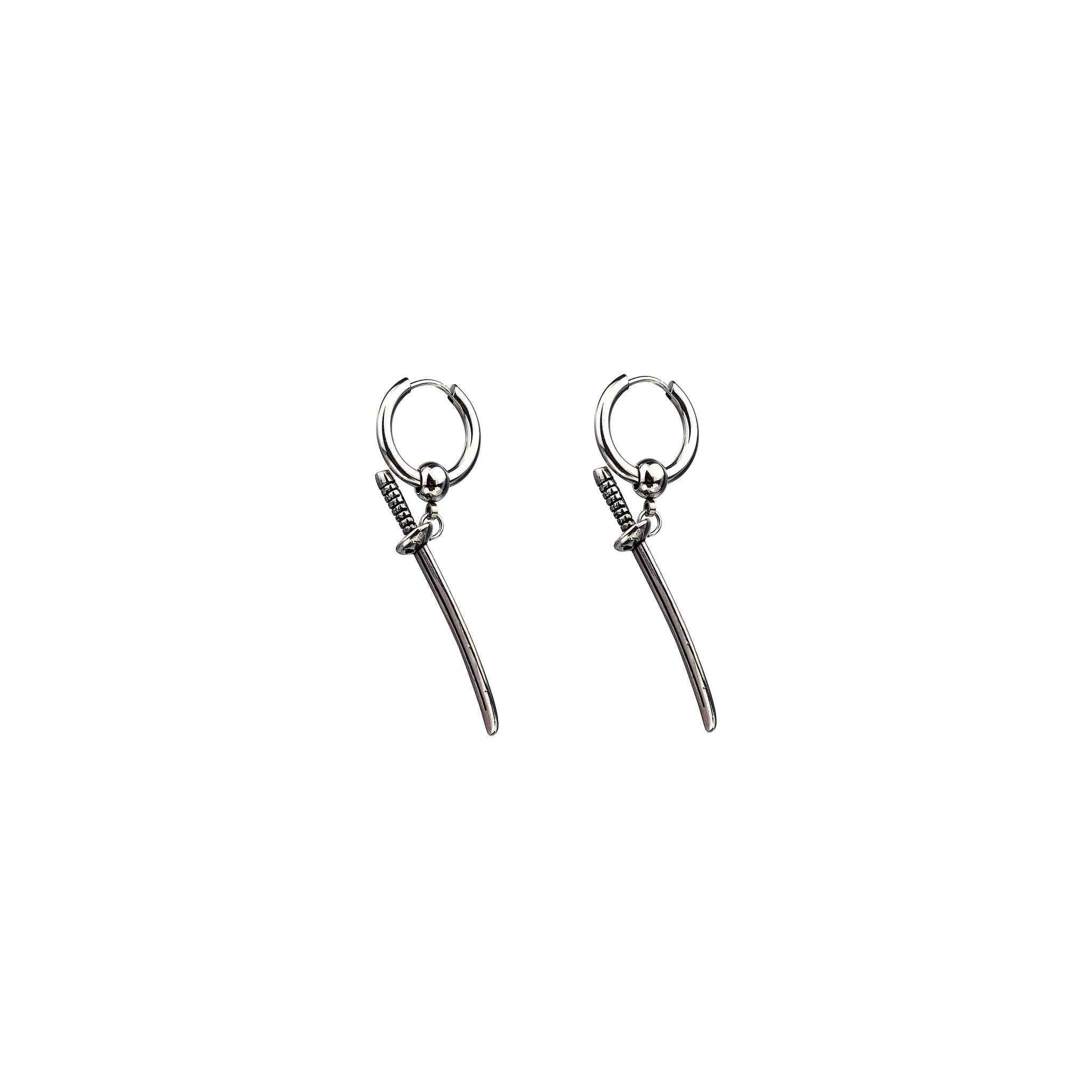 Katana Stainless Steel Earrings