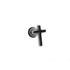 Gothic Cross Spike Externally Threaded Stainless Steel Ear Studs
