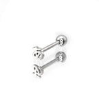 Oriental Symbol stainless steel tongue stud