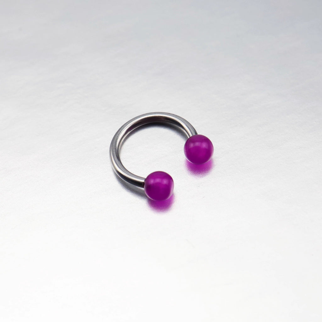 Acrylic Glow Ball Septum Ring