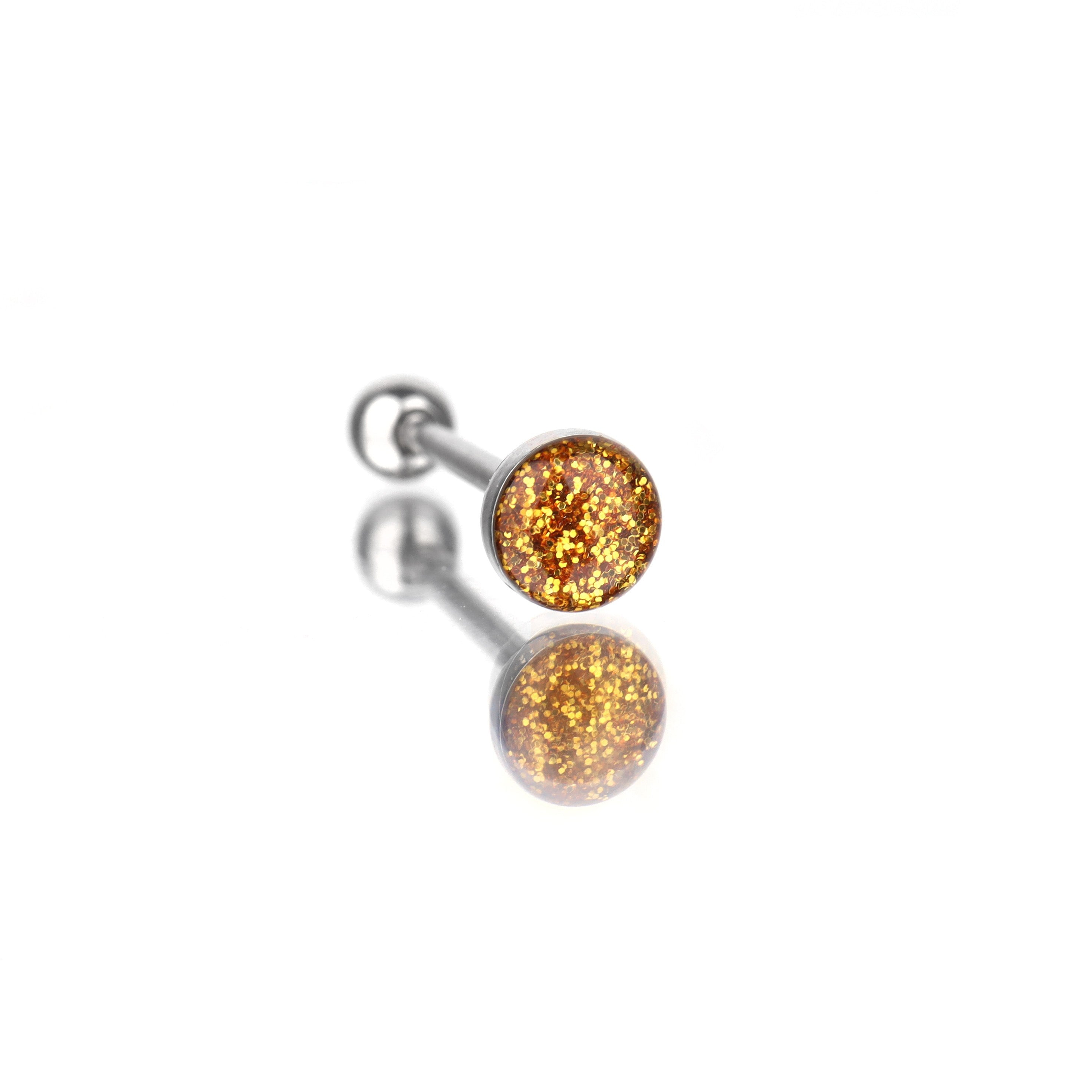 Slick glitter Resin Oil tongue nail