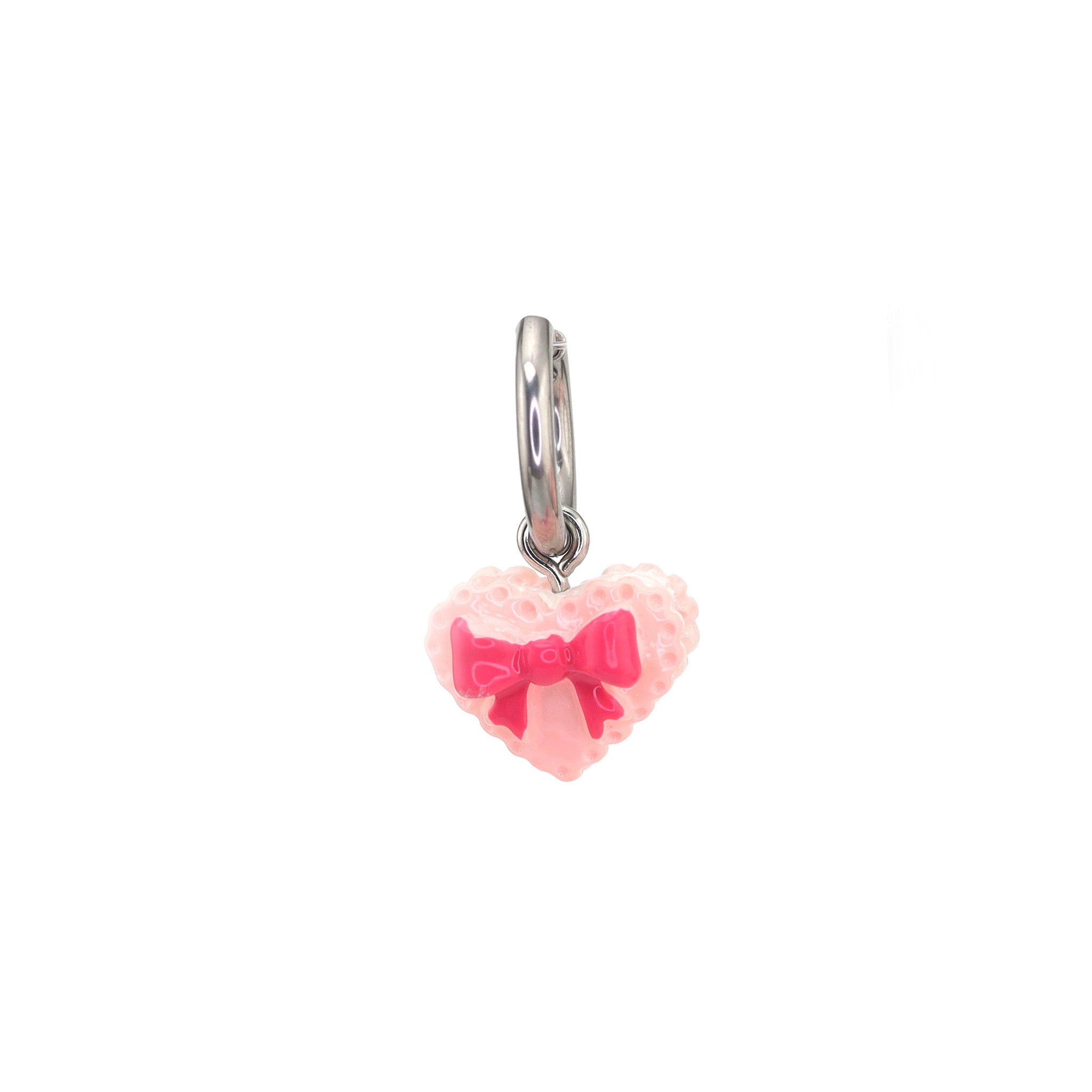 Star Baker- Cute Heart Cake Stainless Steel Earrings