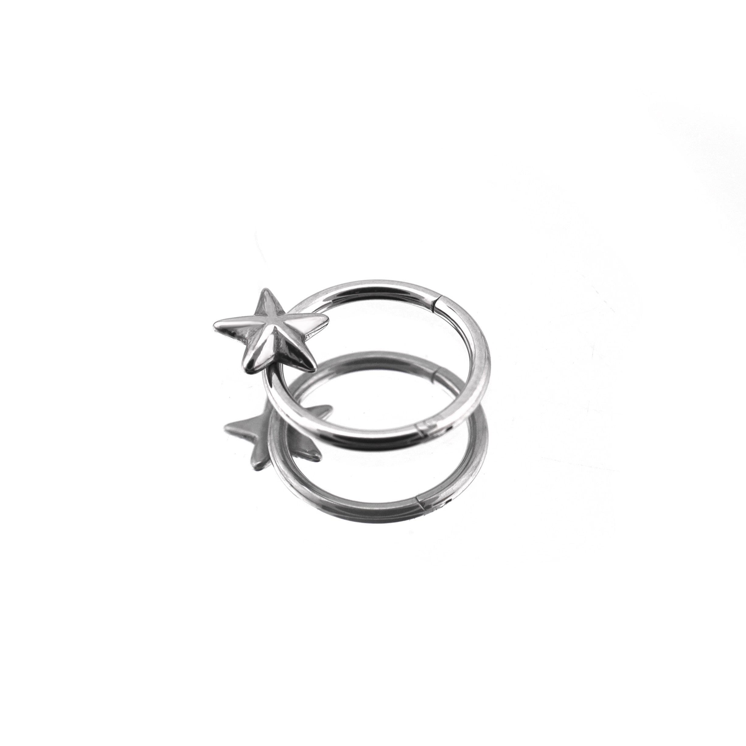 3D pentacle Stainless Steel Segment hoop