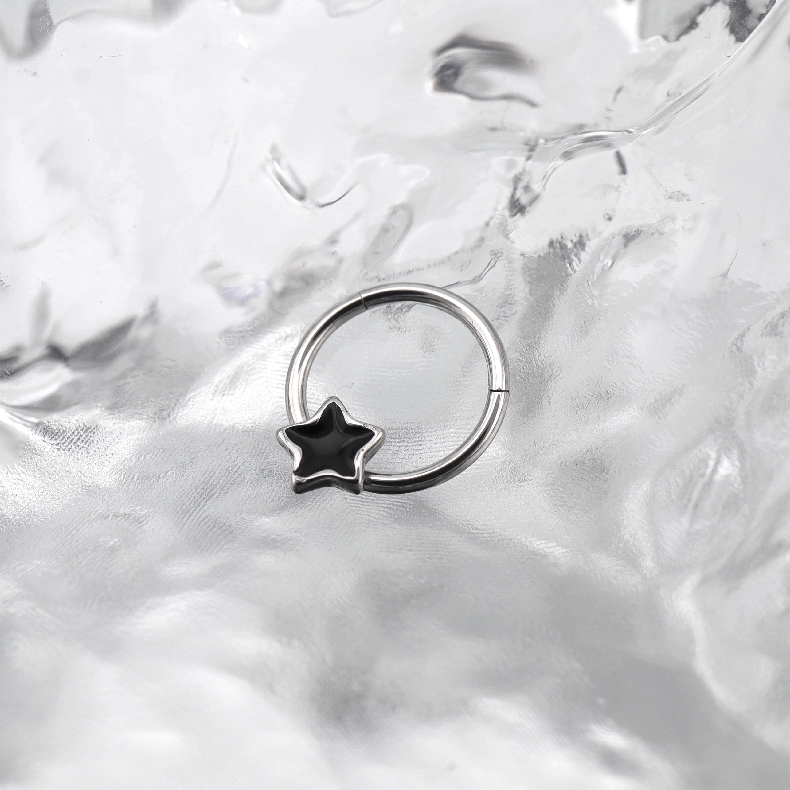 3D pentacle Stainless Steel Segment hoop