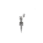 Dagger Pendant Stainless Steel Ear Studs