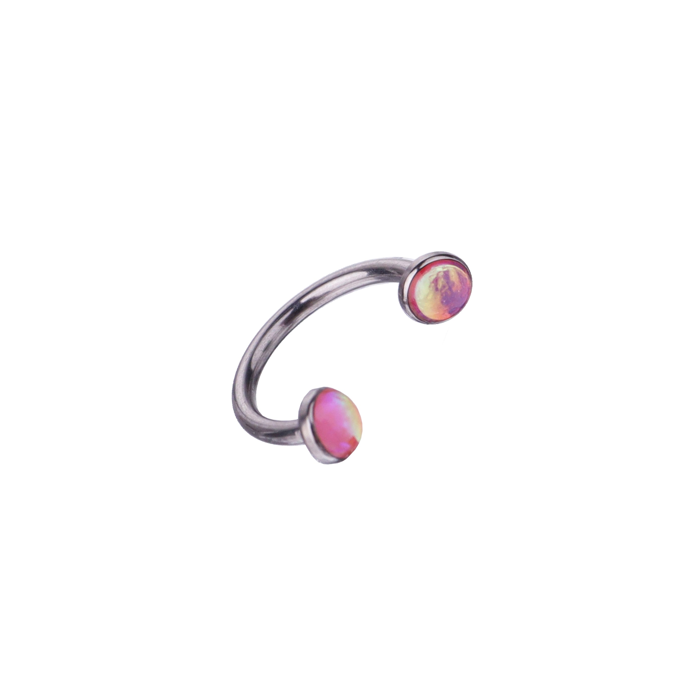 Dreamy Oil Resin Horseshoe Ring