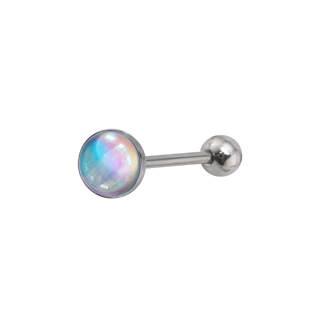 Dreamy Oil Resin stainless steel Tongue Stud