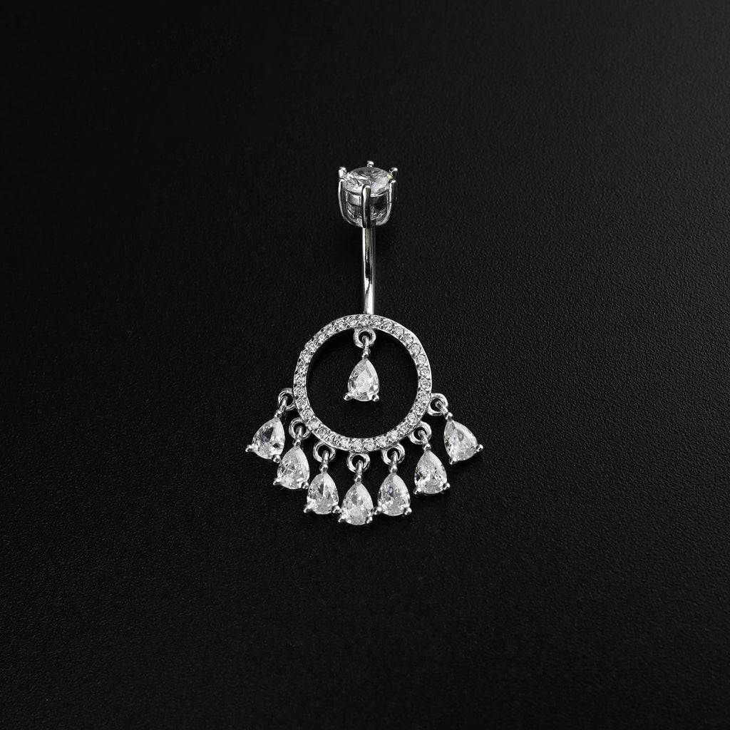 Tassel Dangle S925 Sterling Silver Belly Ring