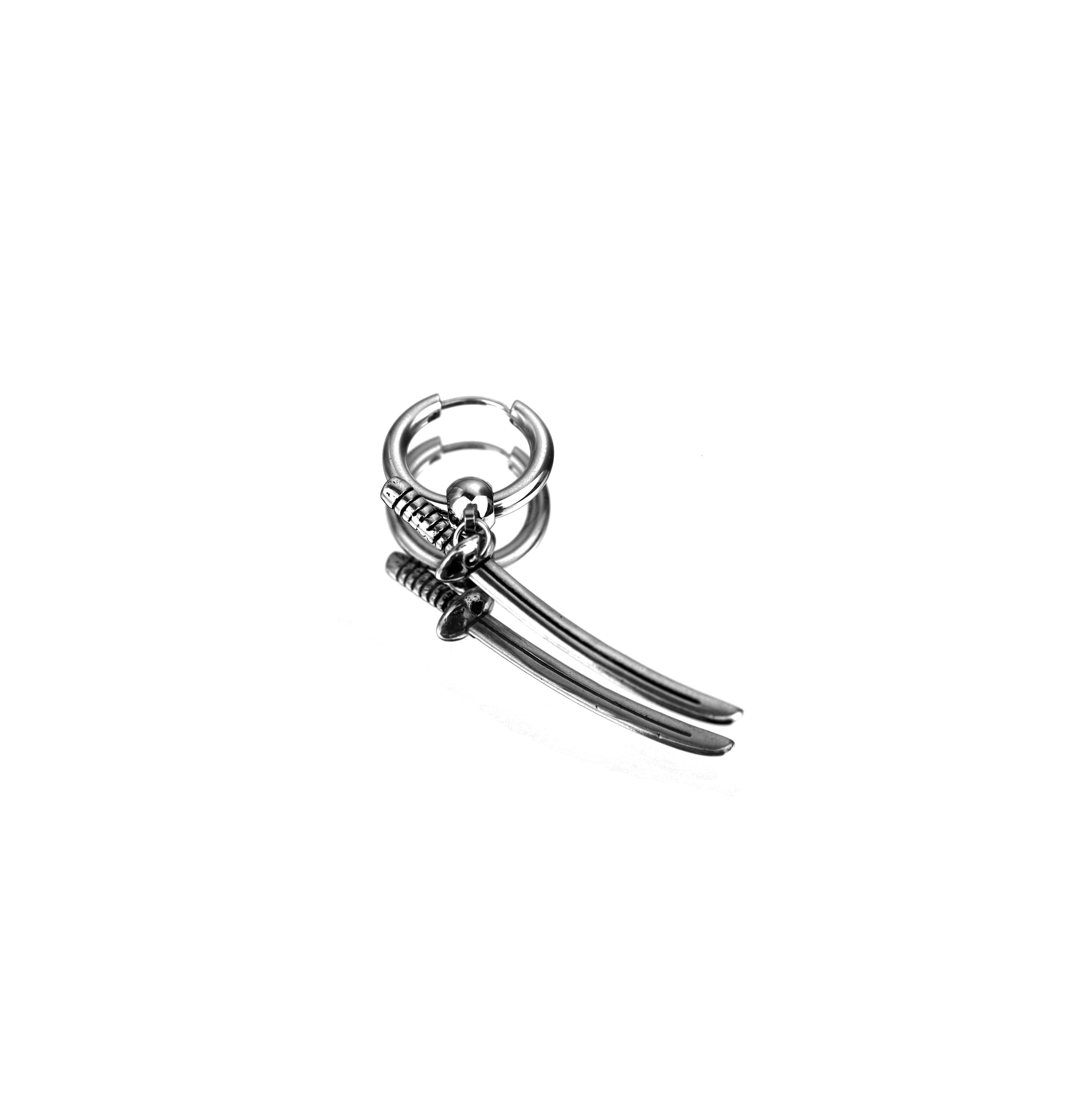 Katana Stainless Steel Earrings