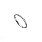 16G CZ Titanium Clicker Nose Ring