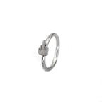 Middle Finger Stainless Steel Segment Hoop