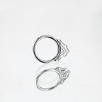 16G Cobweb Septum Stainless Steel Ring