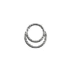 16G Moon stainless steel Segment Hoop