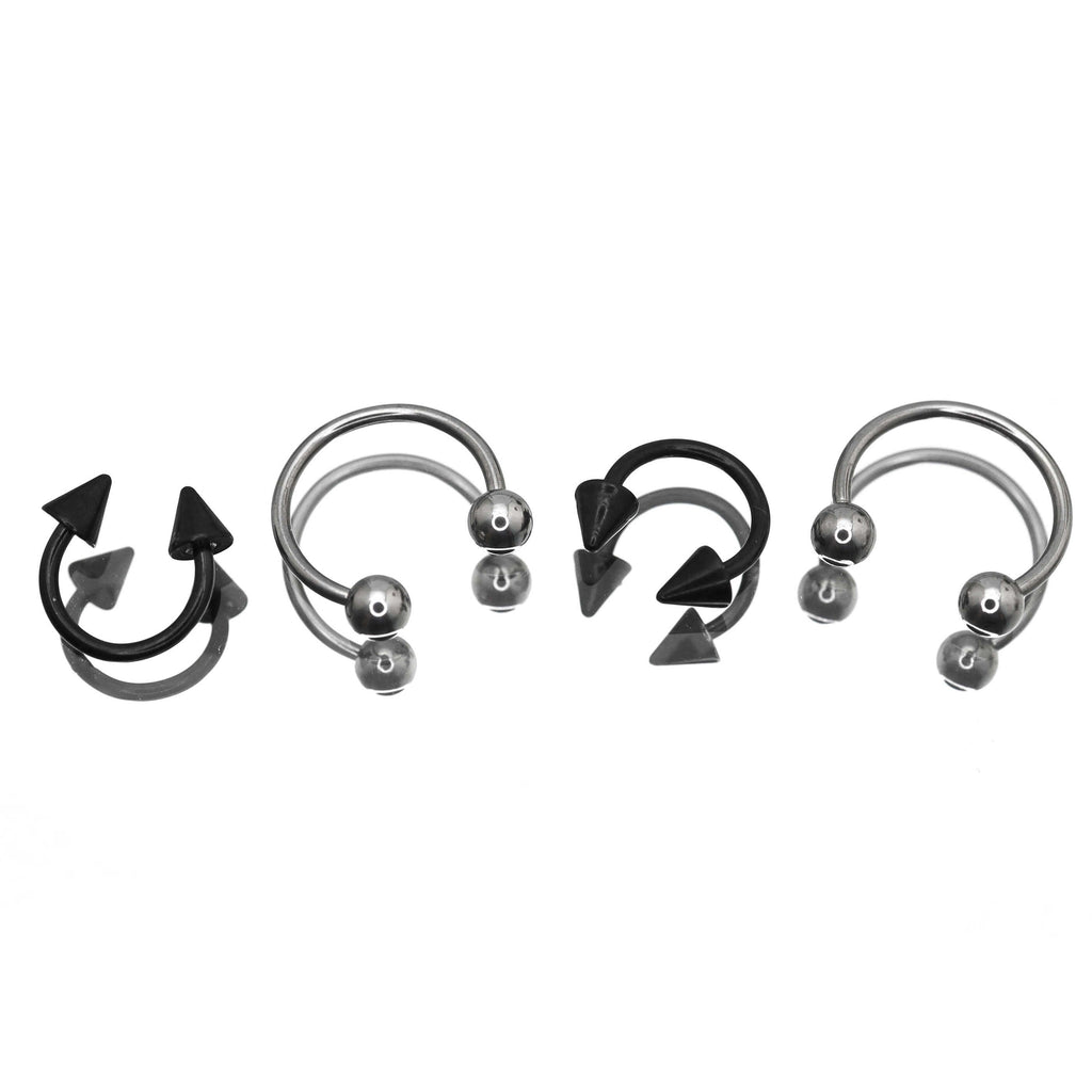 Stainless steel Basic Horseshoe hoop