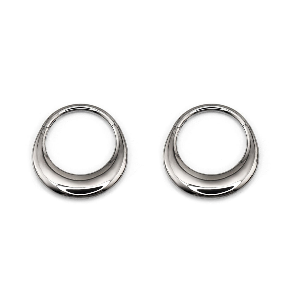 16G Crescent Arc Titanium Clicker