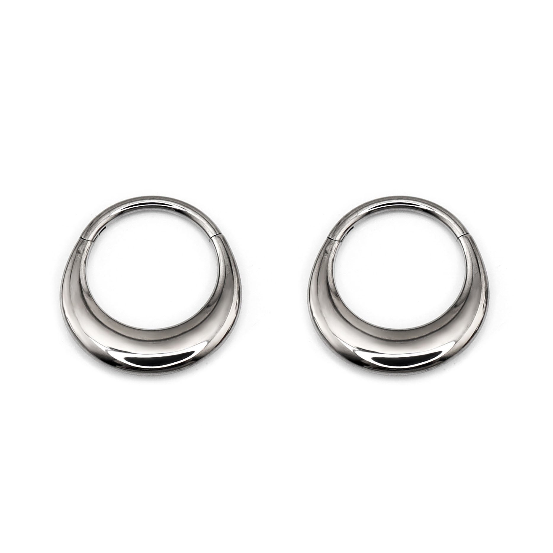 16G Crescent Arc Titanium Clicker