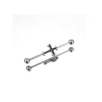 Crystal Cross Stainless Steel Industrial Barbell
