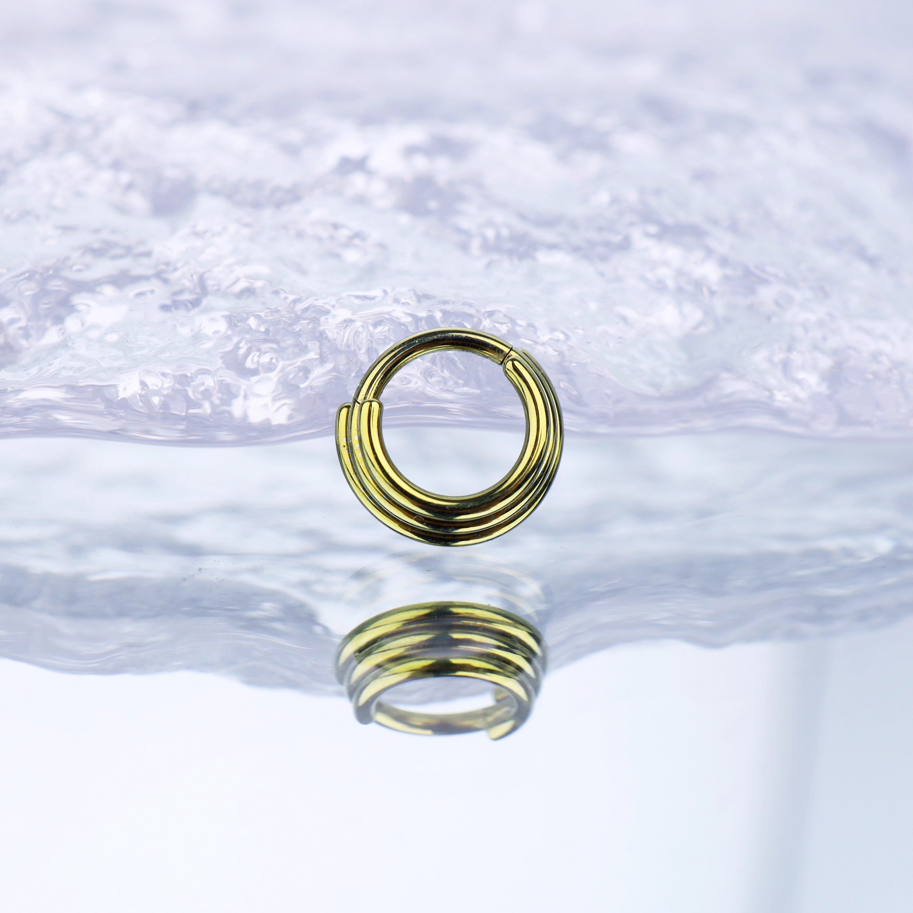 Three Row Triple Segment Septum Ring