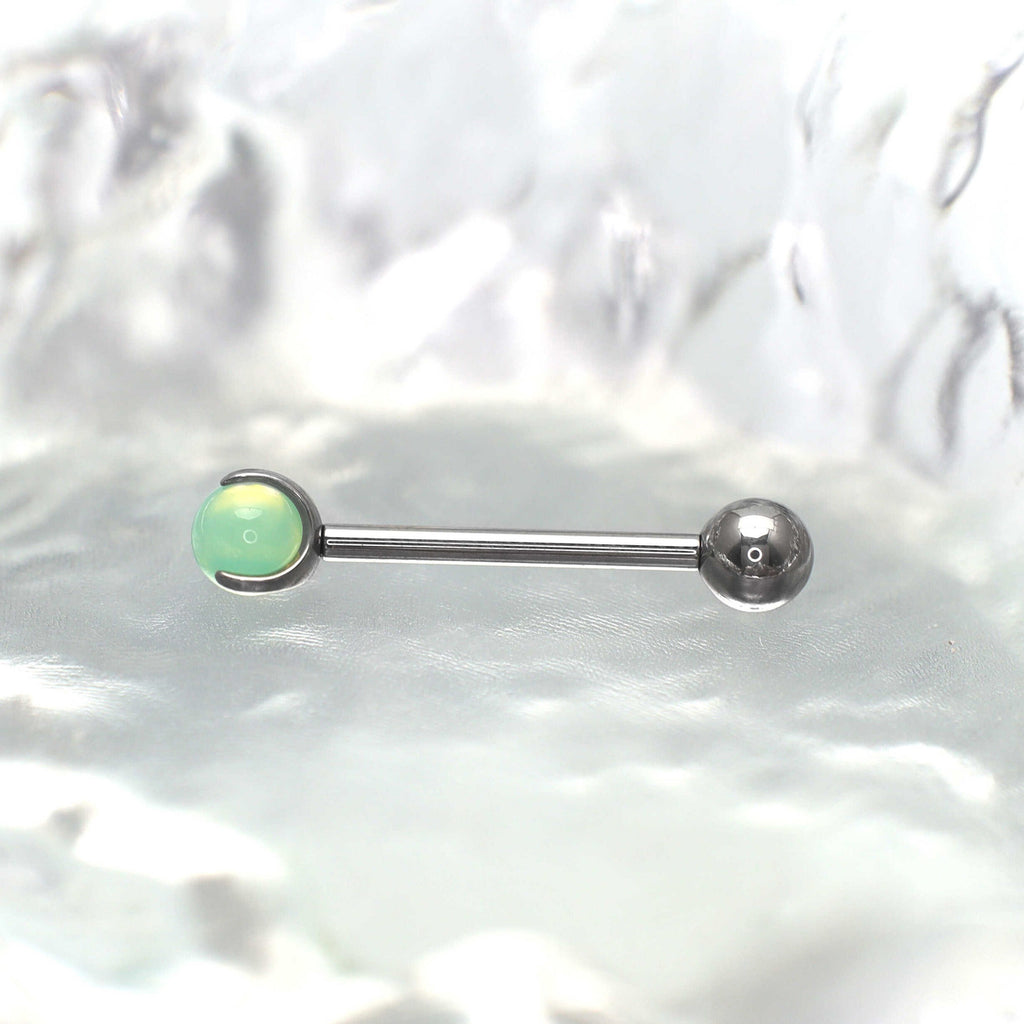 Pastel CZ Titanium barbell stud