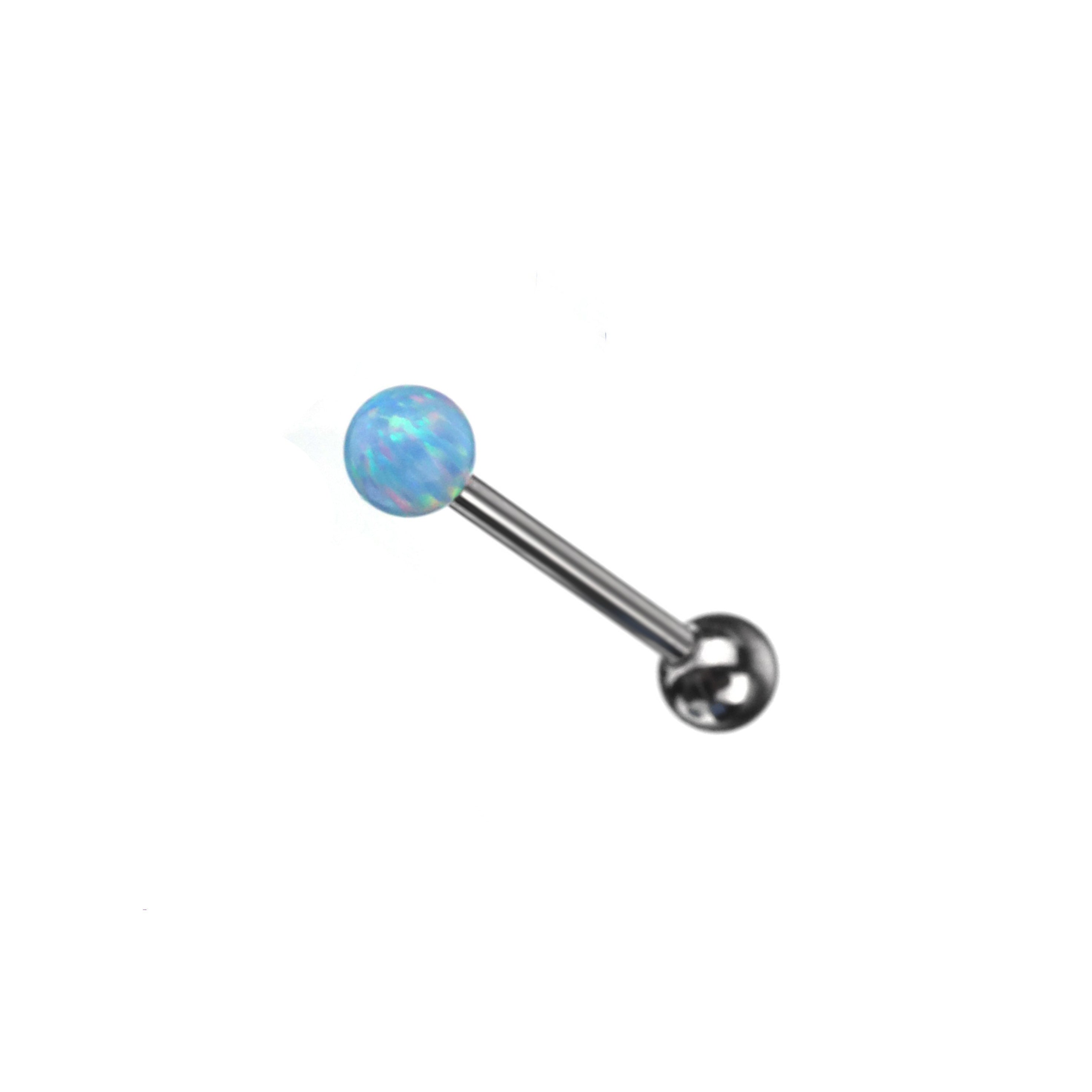 Basic Opal stainless steel Barbell Stud