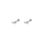 Dolphin Internally Threaded Stainless Steel Ear Studs
