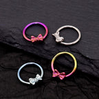 16G Bow Titanium Segment Hoop