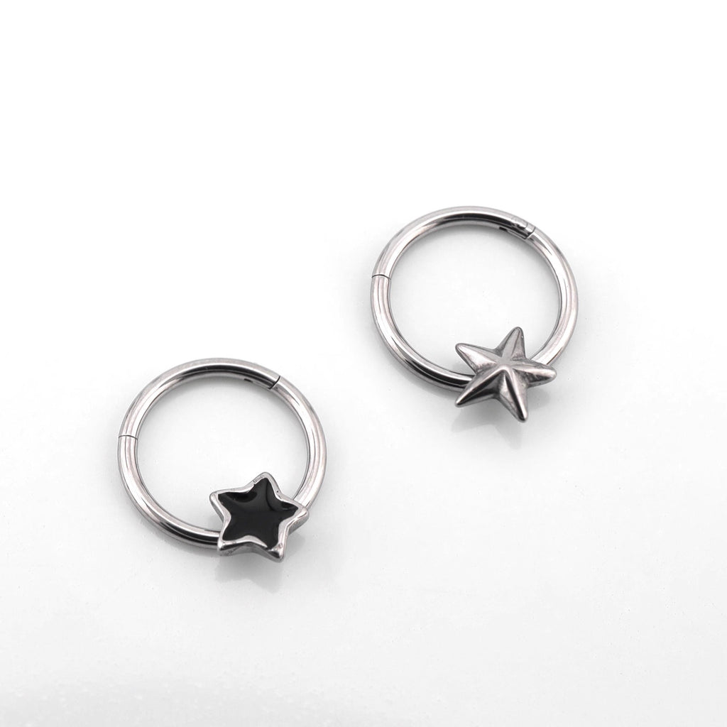 3D pentacle Stainless Steel Segment hoop