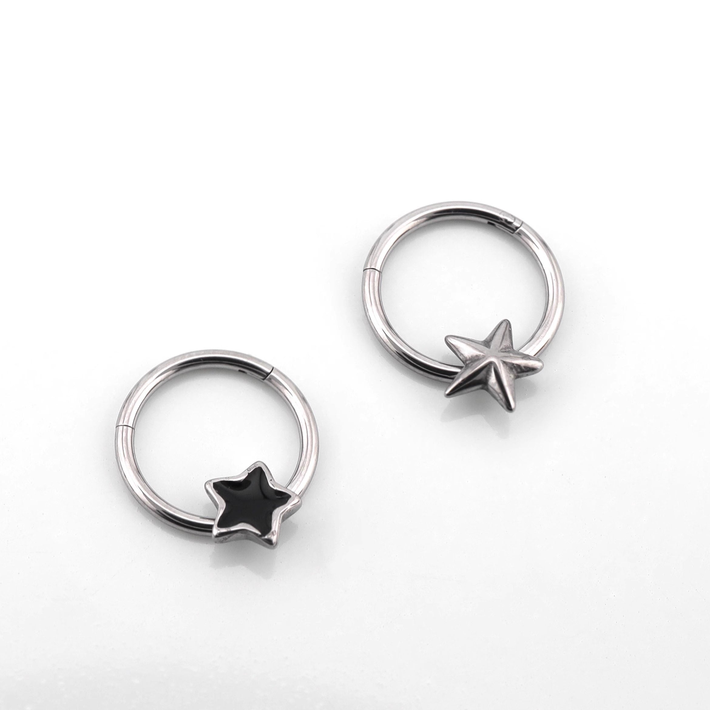 3D pentacle Stainless Steel Segment hoop