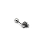 Black & White Multi-CZ Ear Studs
