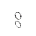 Openwork Heart Stainless Steel Earrings