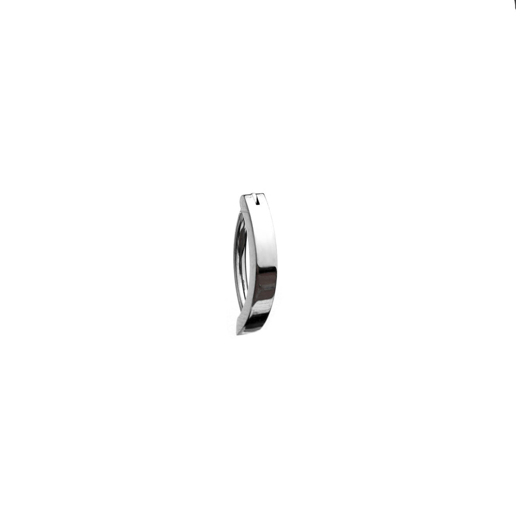 Curved Clicker Stainless Steel Belly Ring