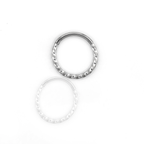 16G Twisted Rope Stainless Steel Segment Hoop