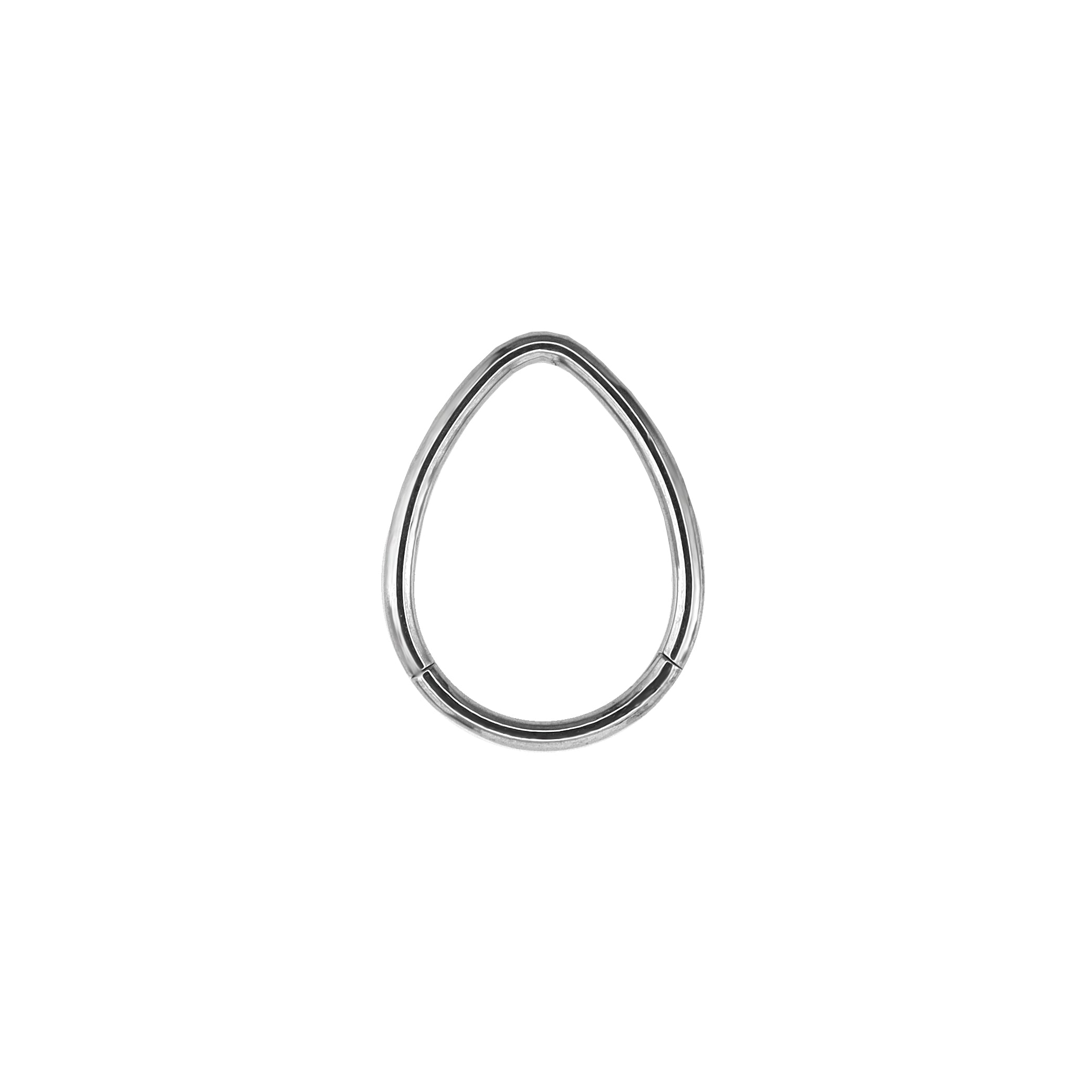 Teardrop stainless steel Segment Hoop