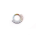 Sunflower Titanium Daith Ring