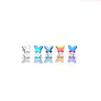 Colorful Gradient Butterfly Titanium - Nose/Ear Stud