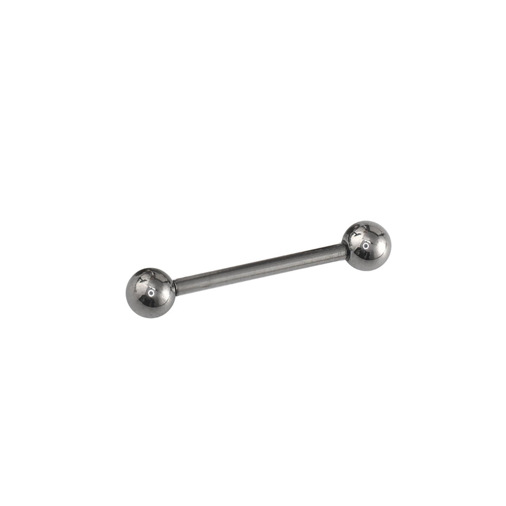 Basic Internally Threaded Titanium Industrial Barbell