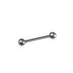 Basic Internally Threaded Titanium Industrial Barbell