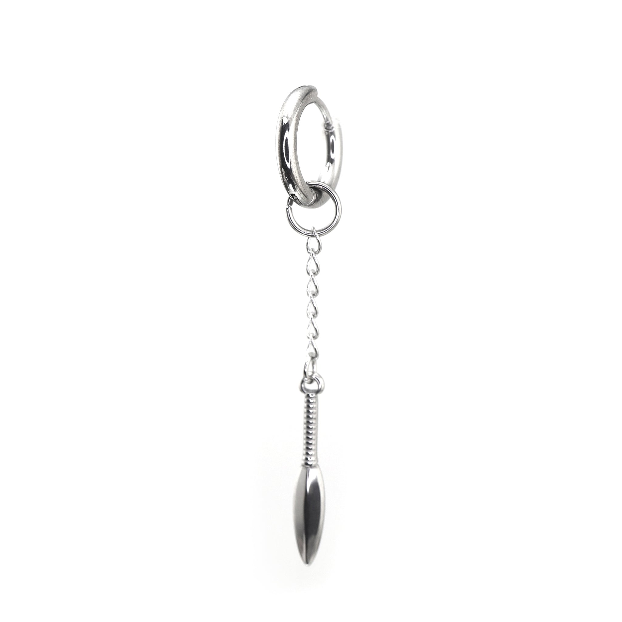 Dagger Drop Chain stainless steel Earrings