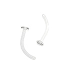 6PCS L-shaped 16G Glass Needle Invisible Rod Puncture Nail Set