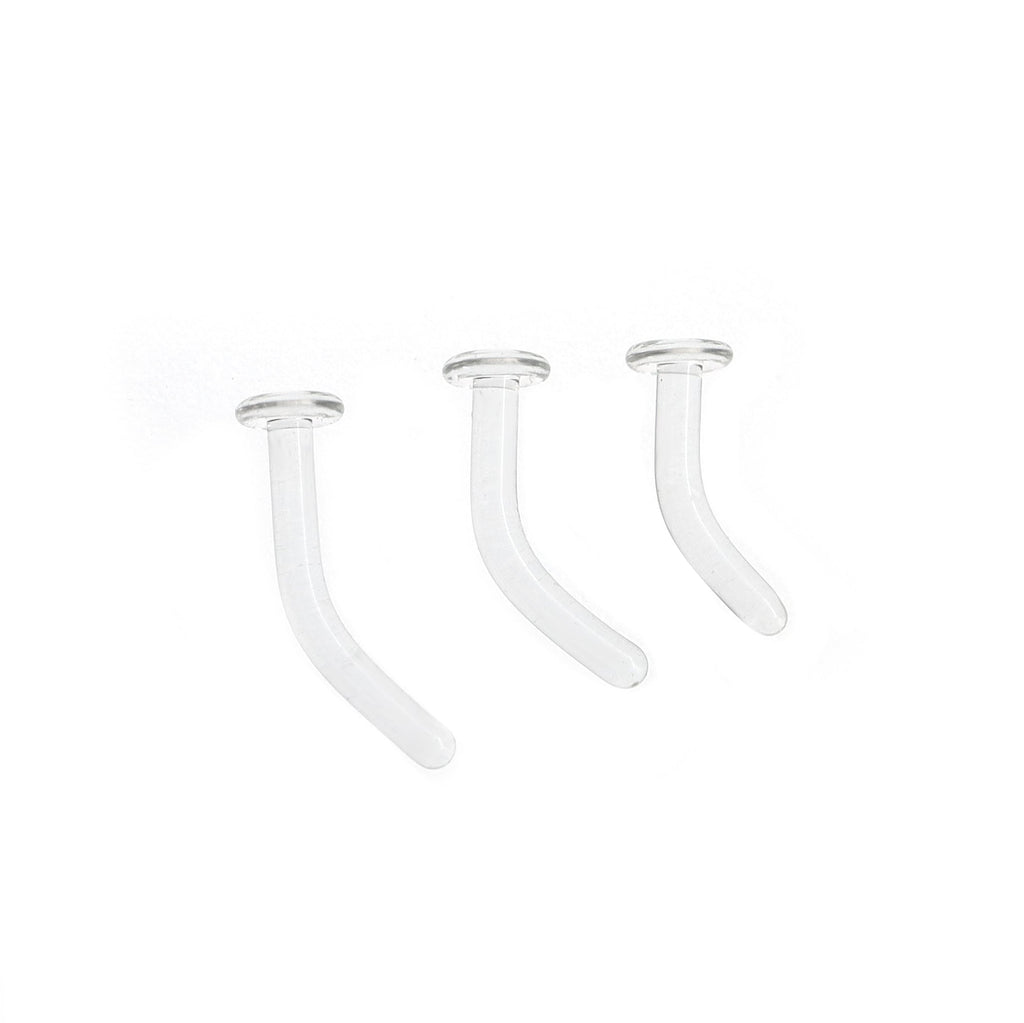 6PCS L-shaped 16G Glass Needle Invisible Rod Puncture Nail Set
