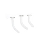 6PCS L-shaped 16G Glass Needle Invisible Rod Puncture Nail Set