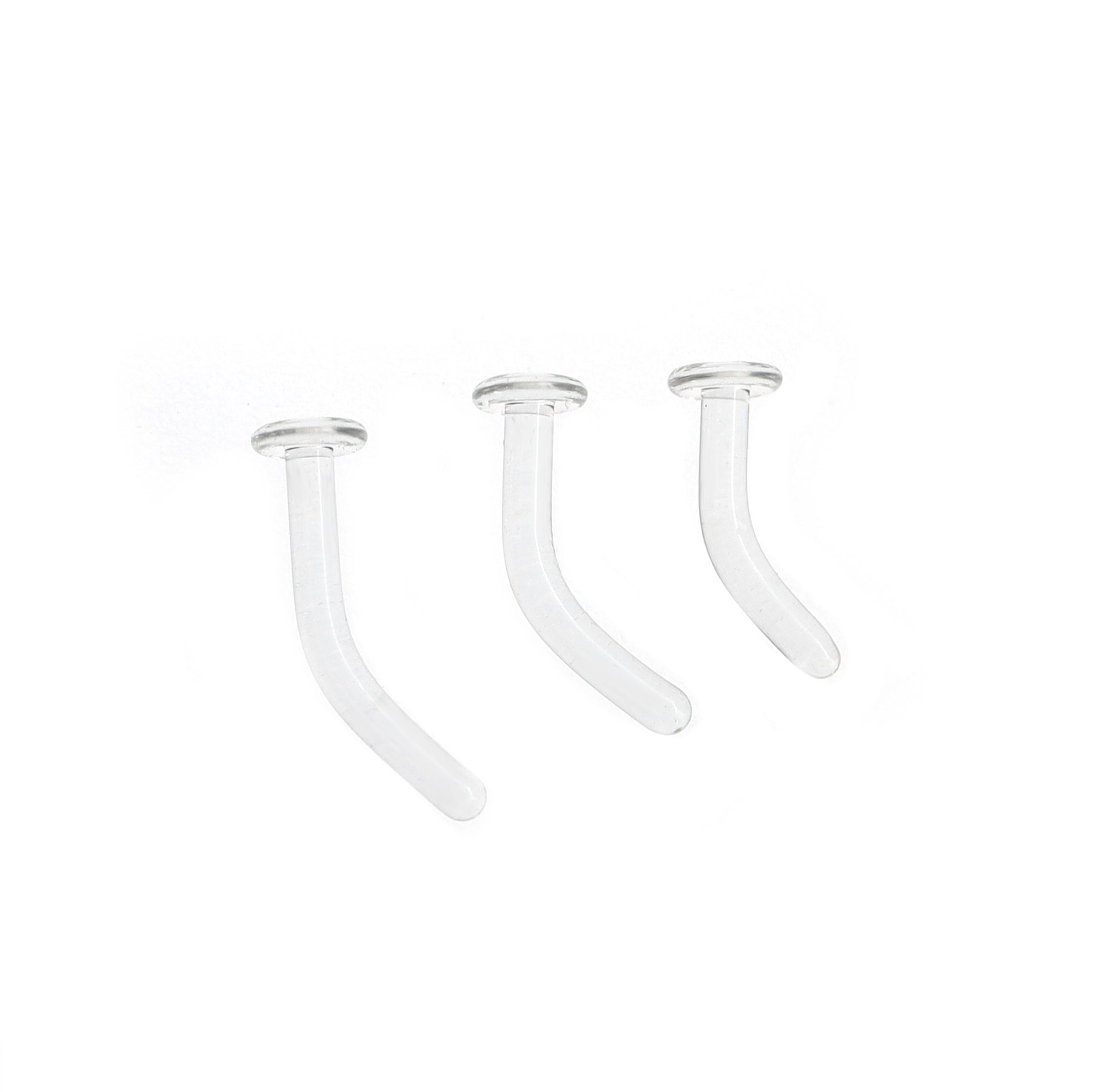 6PCS L-shaped 16G Glass Needle Invisible Rod Puncture Nail Set