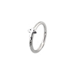 Gothic Cross stainless steel Segment Hoop