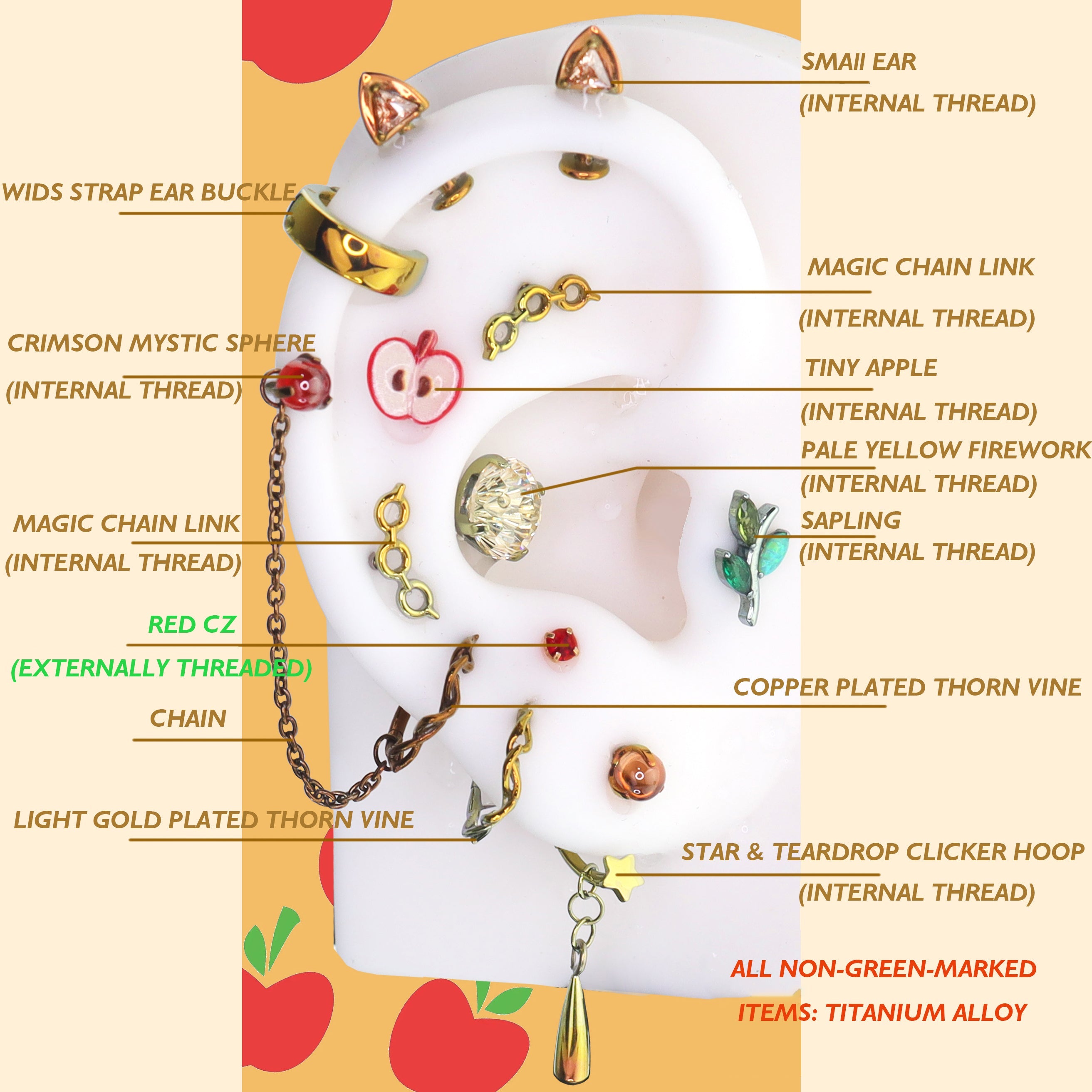 MLP Series Ear Accessories Set Curation