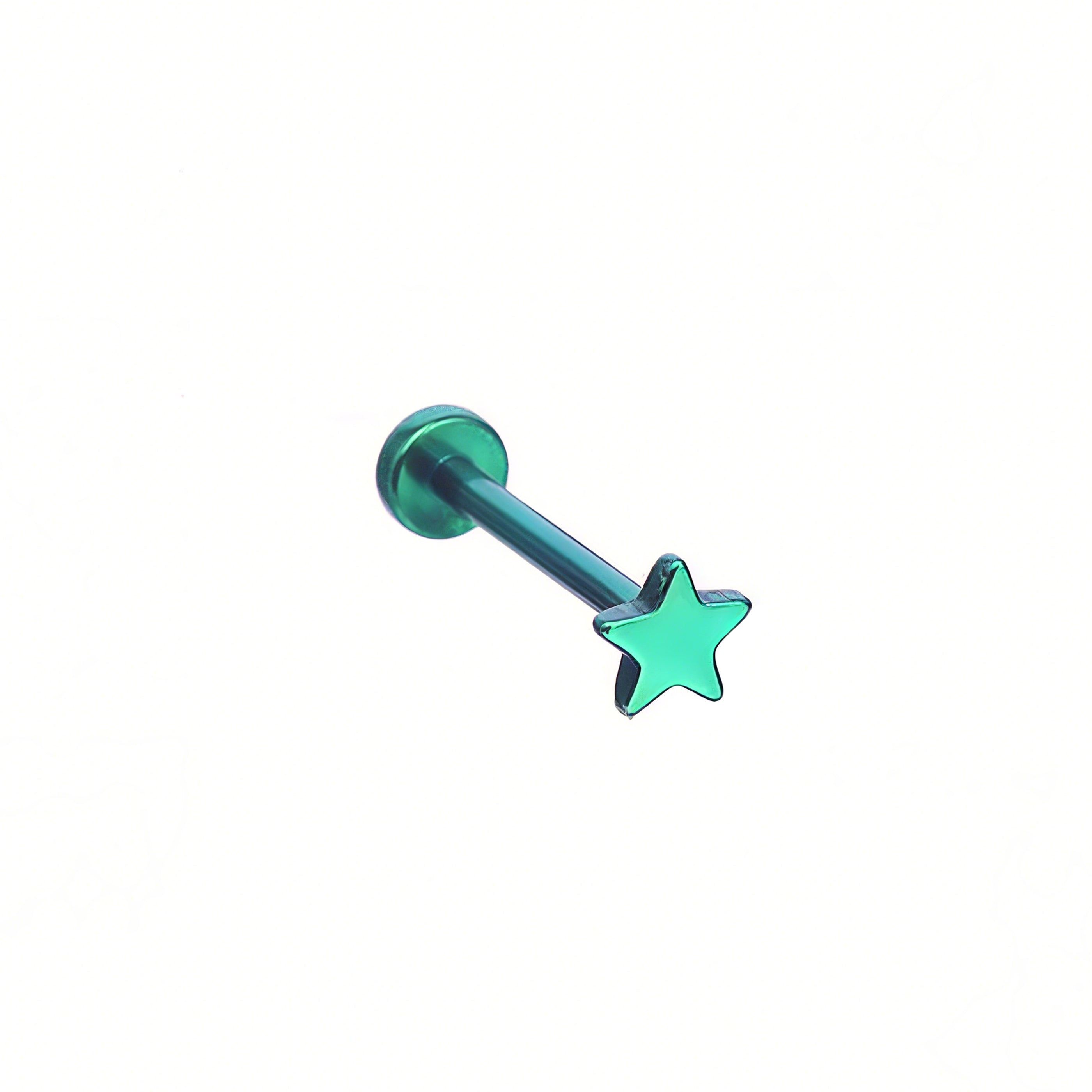 Mini Star Titanium Threadless Pin