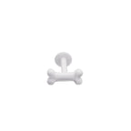 Cute Mini Bone Stainless Steel Internally Threaded Lip Ring