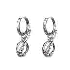 Tulip Pendant Stainless Steel Earrings