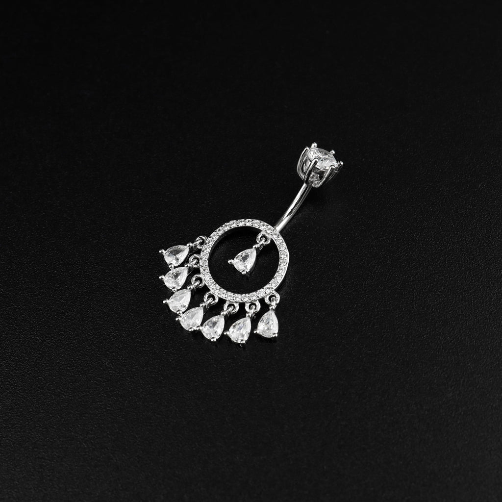 Tassel Dangle S925 Sterling Silver Belly Ring