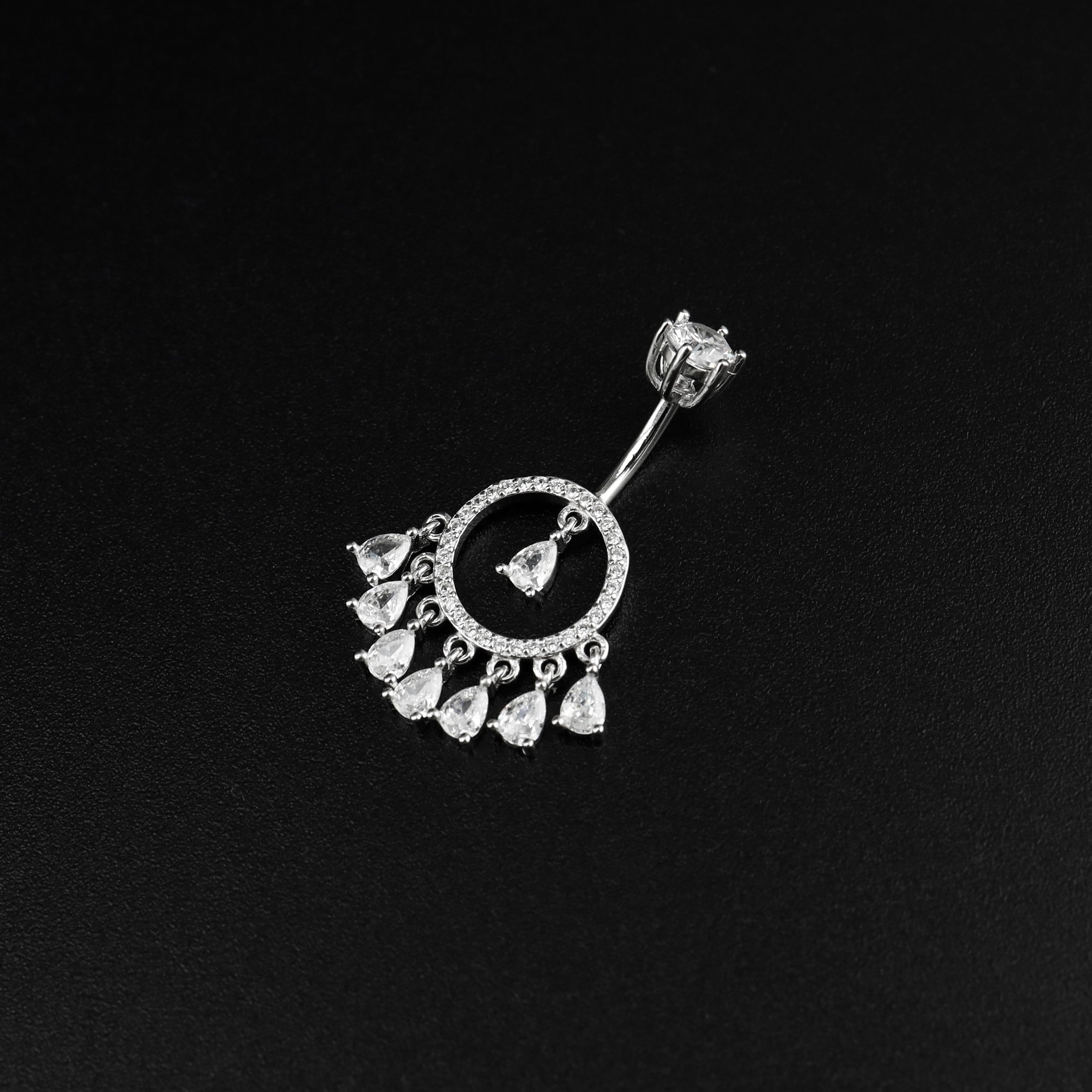 Tassel Dangle S925 Sterling Silver Belly Ring